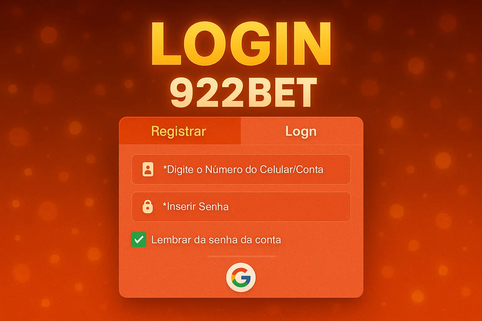 Login no Cassino 922BET